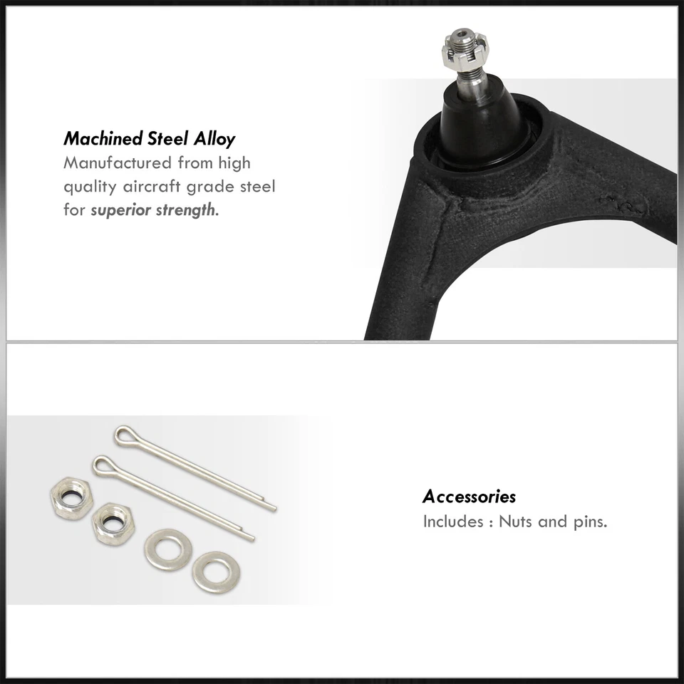 2-4" Lift Front Upper Control Arm Black For 2007-2020 Chevy Suburban Tahoe Yukon - Image 4 of 4