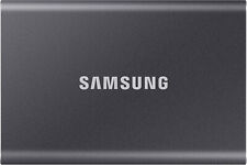 SSD 2,5 Portatile Esterno Samsung MU-PC1T0T/WW Portable T7 Gray 1TB USB-C 3.1