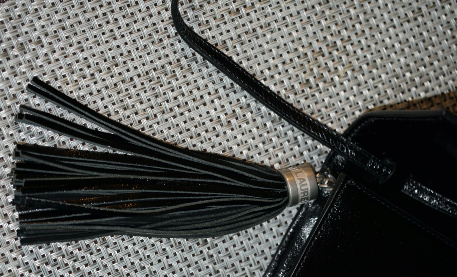 YVES SAINT LAURENT YSL POCHETTE POCHETTE Borsa a tracolla pelle di polpaccio. Cadillac.NUOVA RARA