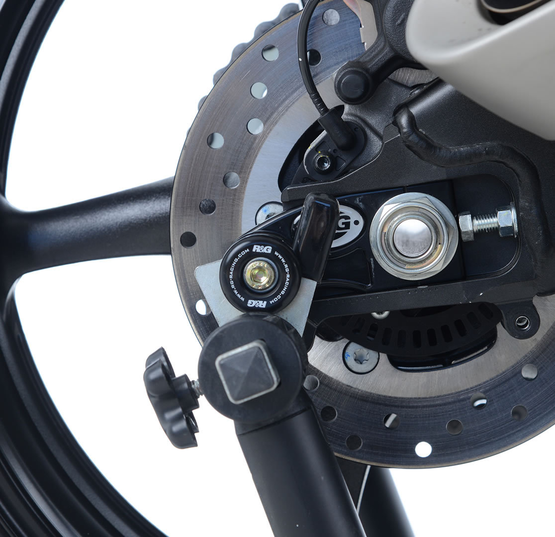 Yamaha YZFR6 YZF-R6 2017-2018 R&G racing black offset cotton reels bobbins
