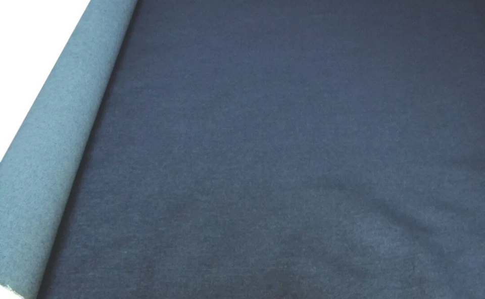 Navy Blue Denim 100% Cotton Canvas 10 oz Fabric 58"-60" Wide Premium - by yard - Image 3 of 3