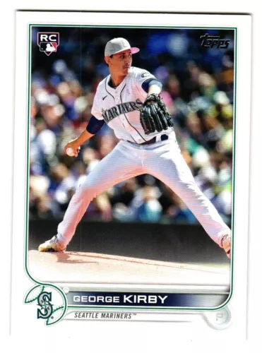 2022 Topps Update # US207 George Kirby Seattle Mariners Rookie