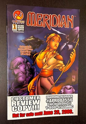 MERIDIAN #1 (Crossgen Comics 2000) -- Customer REVIEW COPY -- VF