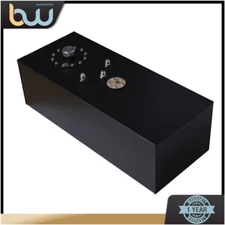 15 Gallon 60L Top-feed Race Drift Fuel Cell Tank W/ Cap & Level Sender Aluminum