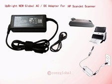 4 Prong AC Adapter For HP ScanJet 5400C 5470C 5490C Flatbed Scanner Power Supply