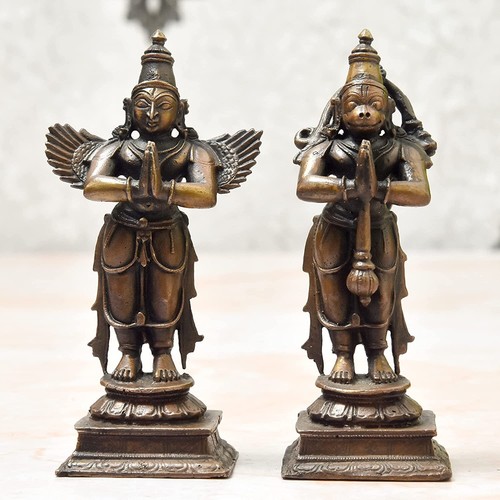 3 Mini-Käfer-Statuen Aus Antikbronziertem Kupfer | Tischdekoration Vintage | 4x6,5 Cm