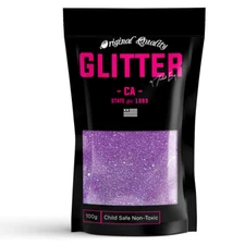 Purple Rainbow 100g 3.5oz Ultra Fine / Extra Fine Glitter Sparkle 1/128" .008"