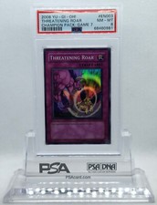 YUGIOH CHAMPION PACK CP07-EN003 THREATENING ROAR SUPER RARE PSA 8 NM #68460981