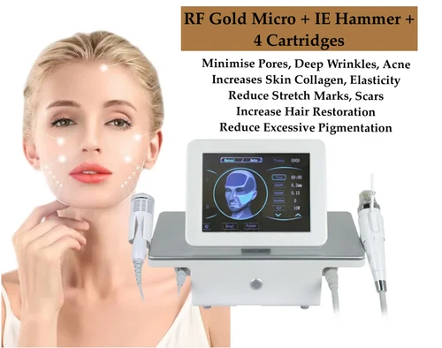 2 in 1 Facial RF Fractional Machine Skin Lifting Scar Wrinkle Removal Skin Care - Picture 3 of 18