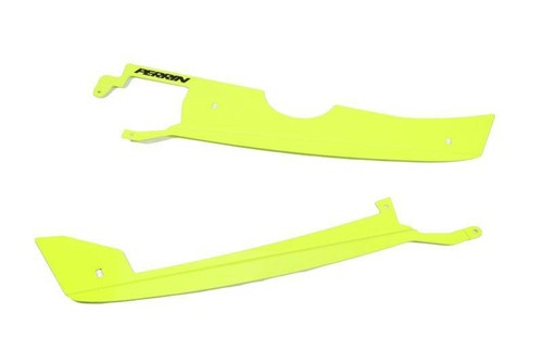 Perrin Radiator Shroud Aluminum Neon Yellow for Subaru WRX 2022-2023 2.4L FA24F - Picture 3 of 9