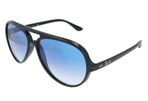 Ray-Ban Cats 5000 Classic Men's Black Frame Sunglasses RB4125 601/3F 59-13 - Picture 1 of 6