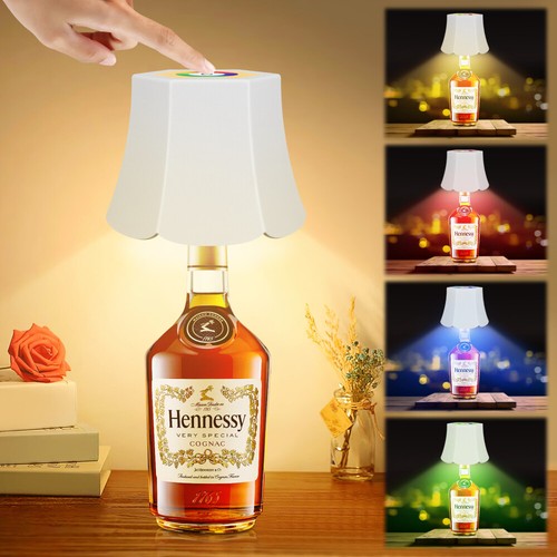 LED Flaschenaufsatz Tisch-Lampe Flaschen-Leuchte Deko-Licht Dimmbar/RGB Touch - Bild 43 von 66