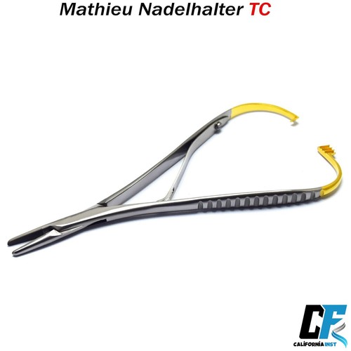 Surgical Needle Driver Orthodontic Mathieu Needle Holder TC Suture Forceps Plier - Imagen 3 de 4