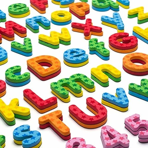 Magnetic Letters Numbers Alphabet Fridge Magnets Plastic ABC 192 Educational Toy - Picture 6 of 7