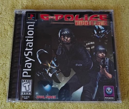 G-Police Weapons of Justice (PlayStation 1 PS1) CIB Clean and Tested