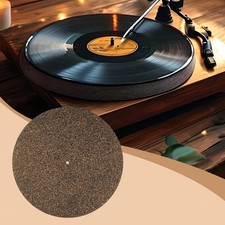 12 inch Turntable Platter Mat 3mm Thick Cork and Rubber