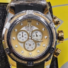 Orologio Invicta Reserve Bolt Zeus Jason Taylor LE 999 argento e oro. Svizzero. Nuovo