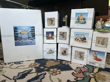 13 Charming Tails Mixed Lot Fitz & Floyd Figurines Lot Boxed Very Good