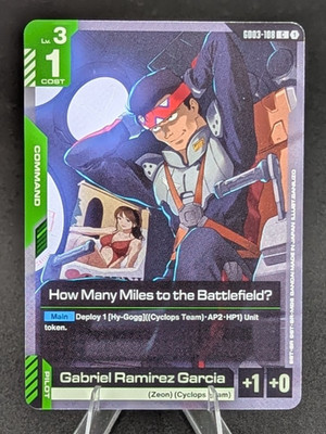 Gundam GD03-108 (C) How Many Miles to the Battlefield? - Steel Requiem (GD03)