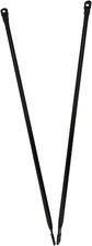 34.7"/88cm Garden Swing Replacement Rods with 90 Degree Angled Ends, Matte Black