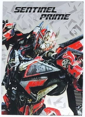 2011 Transformers Dark Of The Moon Movie #MC-07 Sentinel Prime Metal Insert Card