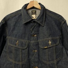 Vintage 1970s Lee 101-J Denim Jacket G-Jean Mens Size 40 Long Dead Stock