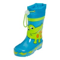 Playshoes Gummistiefel Unisex Kinder Regenstiefel, Krokodil, 24/25 EU