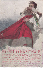 FRANCHIGIA - PRESTITO NAZIONALE - STEMMA BANDIERE - CARTOLINA - X VIAREGGIO