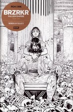 Brzrkr Fallen Empire Pen and Ink 1A NM 2024 Stock Image