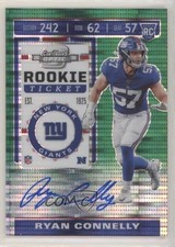 2019 Panini Contenders Optic Green Pulsar Prizm 20/27 Ryan Connelly Auto 03ny