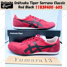 Onitsuka Tiger Serrano Classic Red Black 1183B400-605 Unisex Size