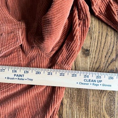 Free People Nelson Studded Corduroy Trucker Jacket Women's L Burnt Orange - Picture 9 of 11