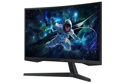 SAMSUNG 27" QHD 1000R CURVED MONITOR 1MS(MPRT) HDR 165HZ LS27CG552ENXZA - BLACK - Image 3 of 4
