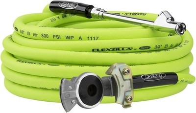 Flexzilla Truck Tire Inflator Kit 3/8'' x 50FT Air Hose ZillaGreen
