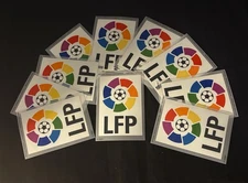 Official La Liga LFP 2004/2012 Football Patch/Badge Player Size sipesa X 10