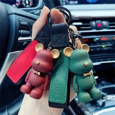 Kawaii Cute Bear Keychain I Cartoon Plush Bag Charm Gift for Women Teens