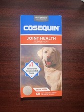 Cosequin Joint Health Supplement for dogs 60 Chewable Tablets Exp. 3/2028