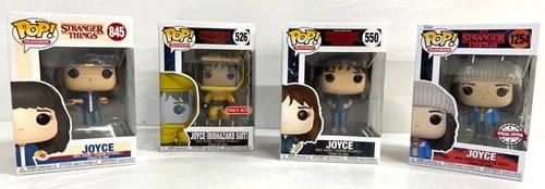 Lot of 4 Funko Pop! STRANGER THINGS Joyce 526 550 845 1254 in Box