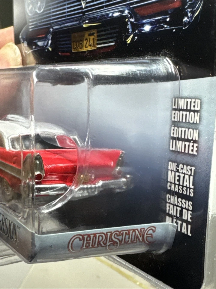 Greenlight 1/64 🇨🇵 Hollywood Christine 1958 Plymouth Fury Evil Version Noire - Photo 4/4