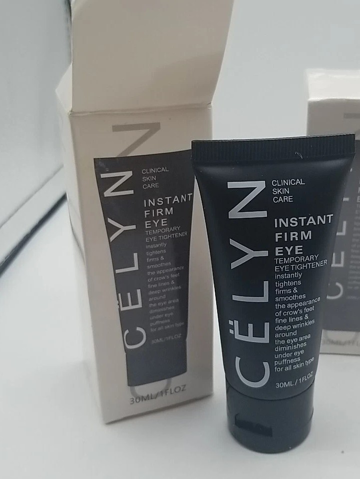  Celyn Instant Firm Eye Temporary Tightener Cream 1oz   Exp 3/26 + NEW 