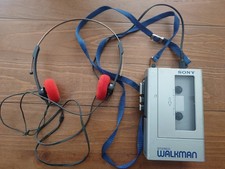 Sony Walkman Cassette Player WM-4 including original headphones and carry strap