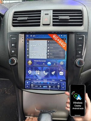 9.7'' Tesla Screen For Honda Accord 2003-2007 4+64GB Android 13 GPS Stereo Radio