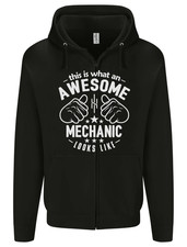 This Is What an Awesome Mechanic Looks Like Mens Zip Up Hoodie