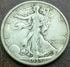 US 1935 Walking Liberty Half  **