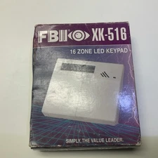 FBII XK-516 16 Zone Led Keypad Open Box, See Photos. Some Distress To Packaging