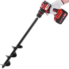 ERYTLLY Auger Drill Bit for Planting 2.5 x16.5inch,Garden Auger Spiral Bulb P