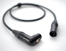 Mogami 2549 Mic Cable  Neutrik XX Series Right Angle XLRF to Straight XLRM