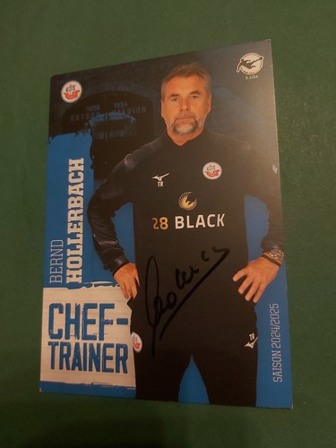 Hansa Rostock , B. Hollerbach , Autogrammkarte, Fussball - Picture 1 of 2