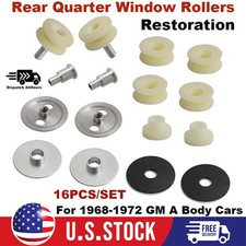 For 68-72 Gm A Body Window Rollers Rear Quarter Restoration Kit Gto Chevelle 442