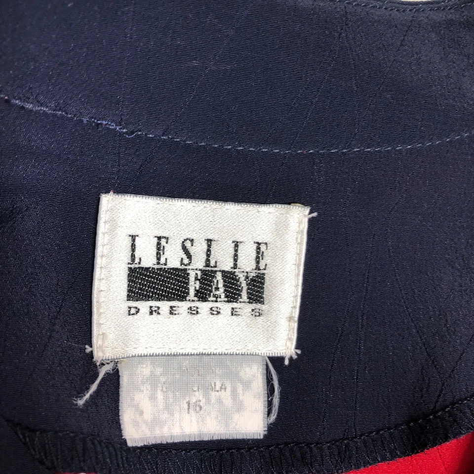 Blazer Top De Colección Leslie Fay Para Mujer 16 Manga Corta Botones Dorados Preppy Chic Foto 3 de 4